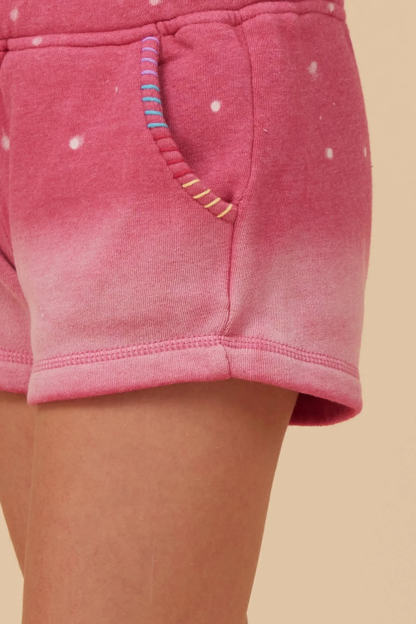 Acid Berry Shorts w/ Pocket Stitching - Image 3
