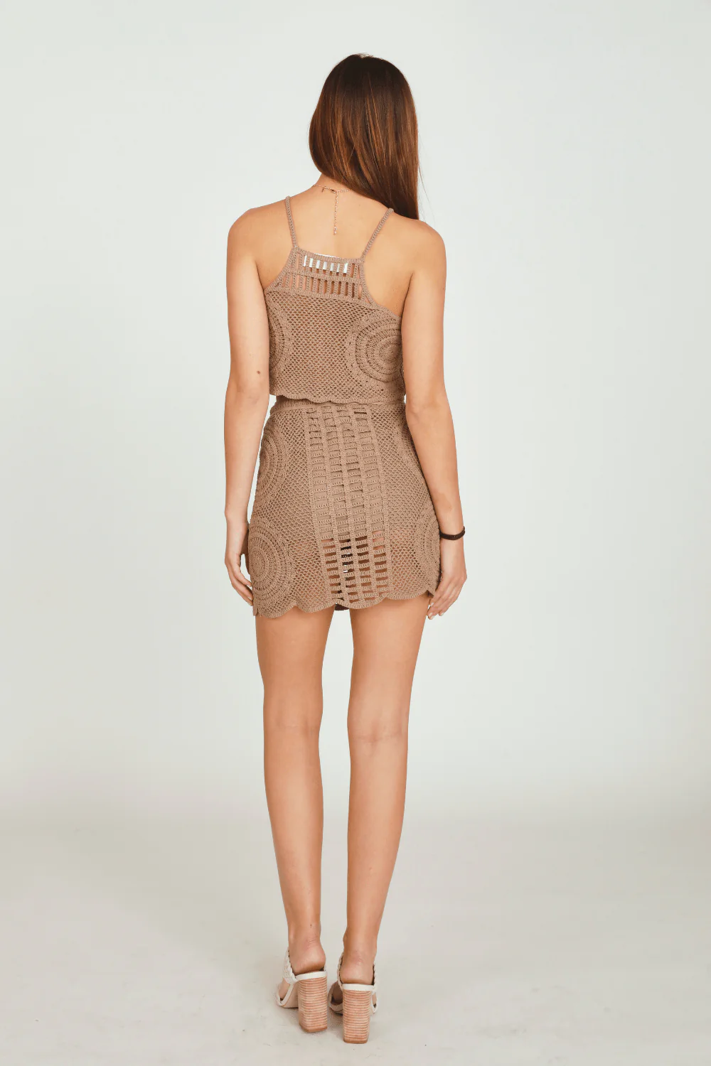 Cocoa Circle Crochet Skirt - Image 4