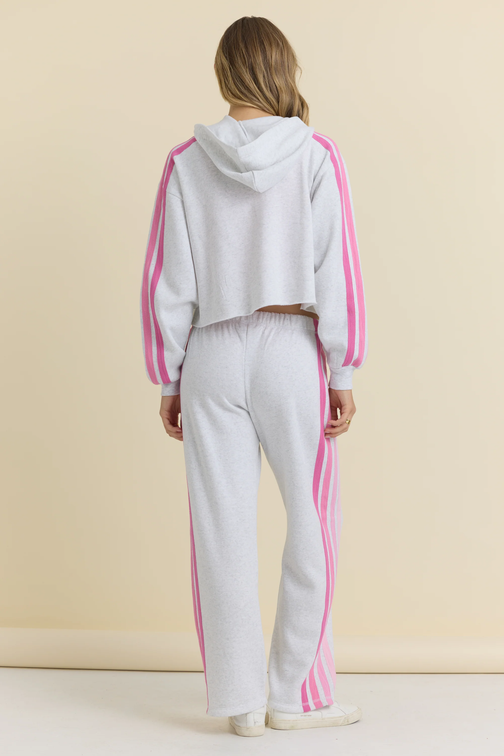 Crop Zip with Twill Tape Stripe - Image 4
