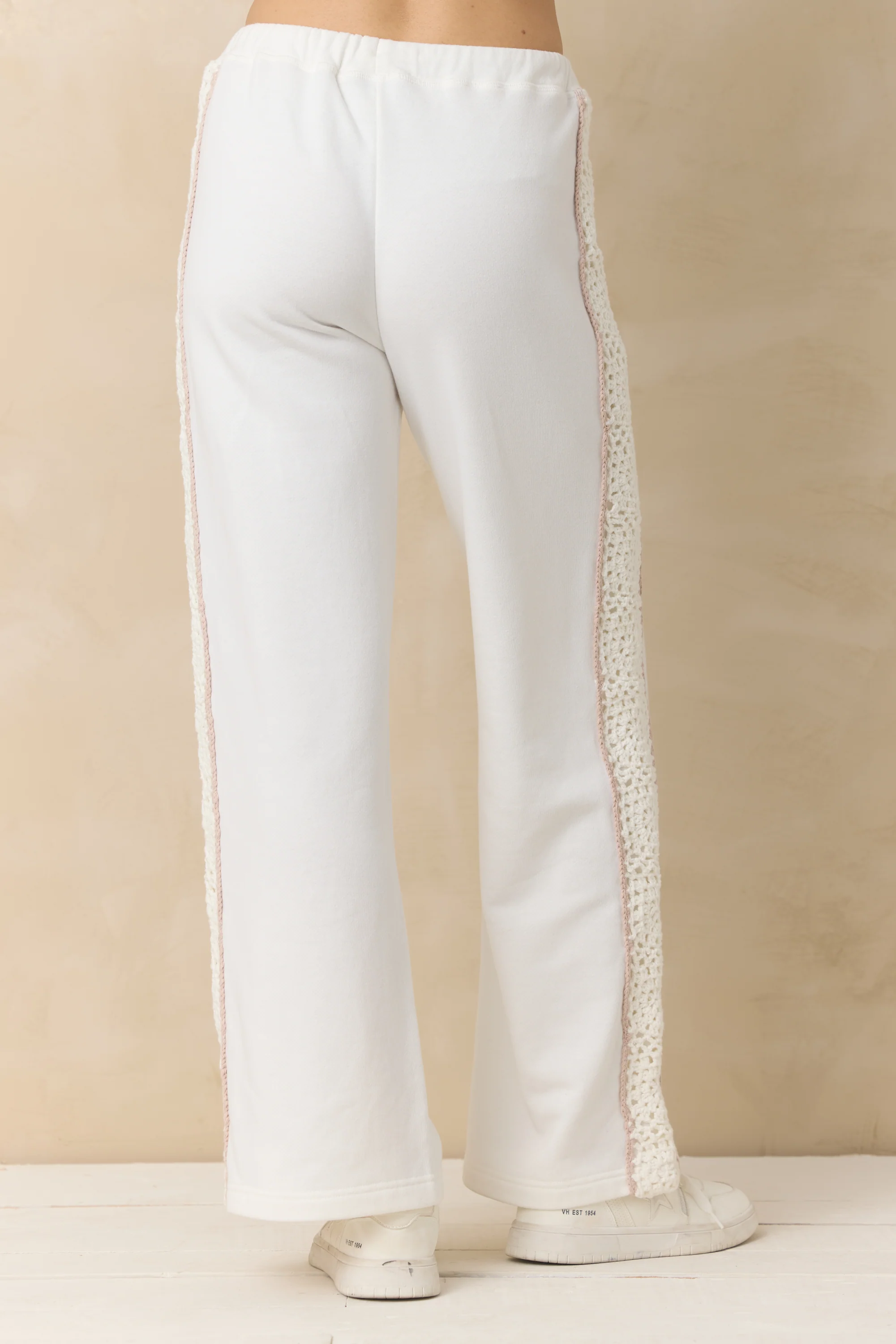 French Terry Pant with Square Crochet Insert - Image 4