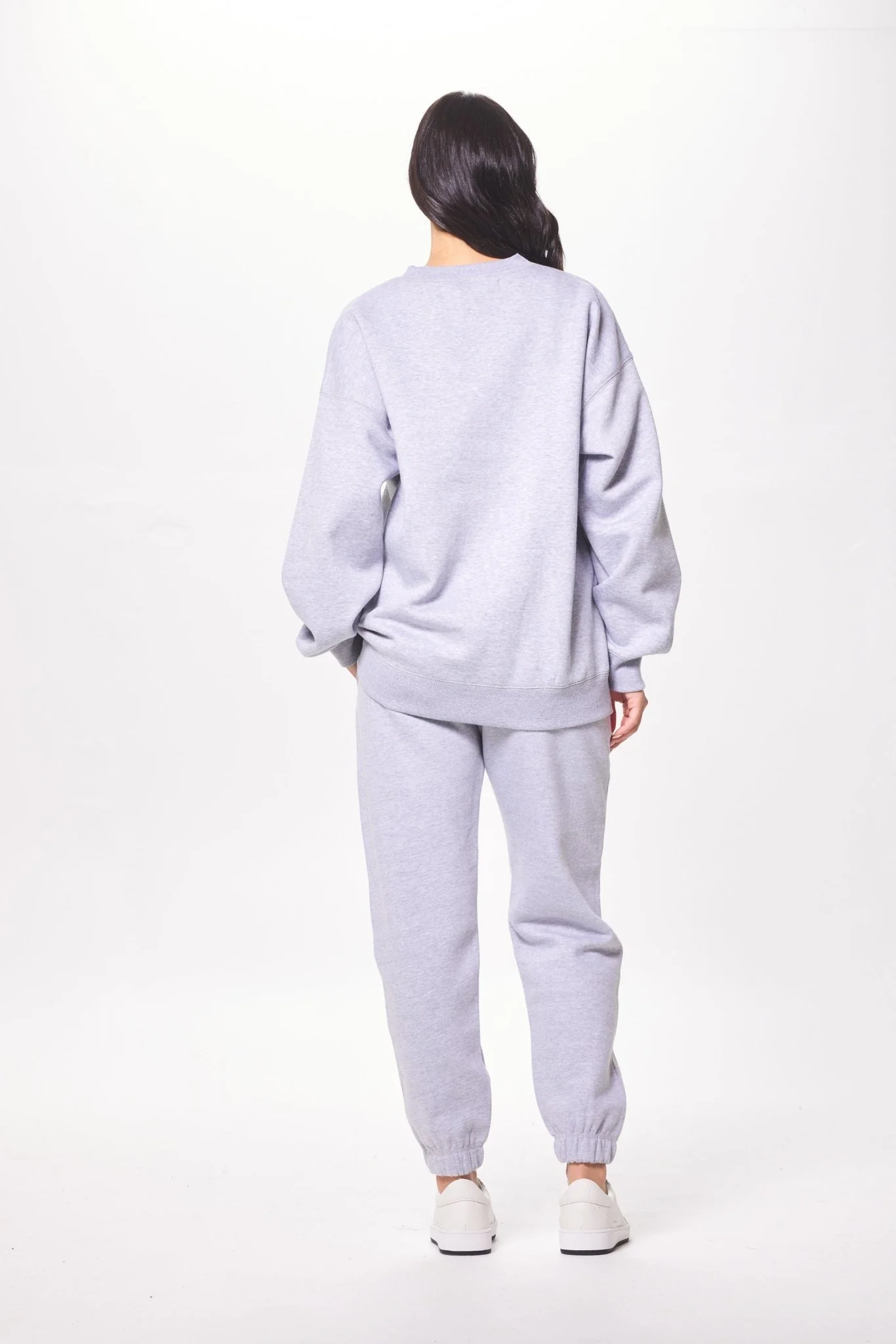 Heather Grey Proweave Crewneck Sweatshirt - Image 4