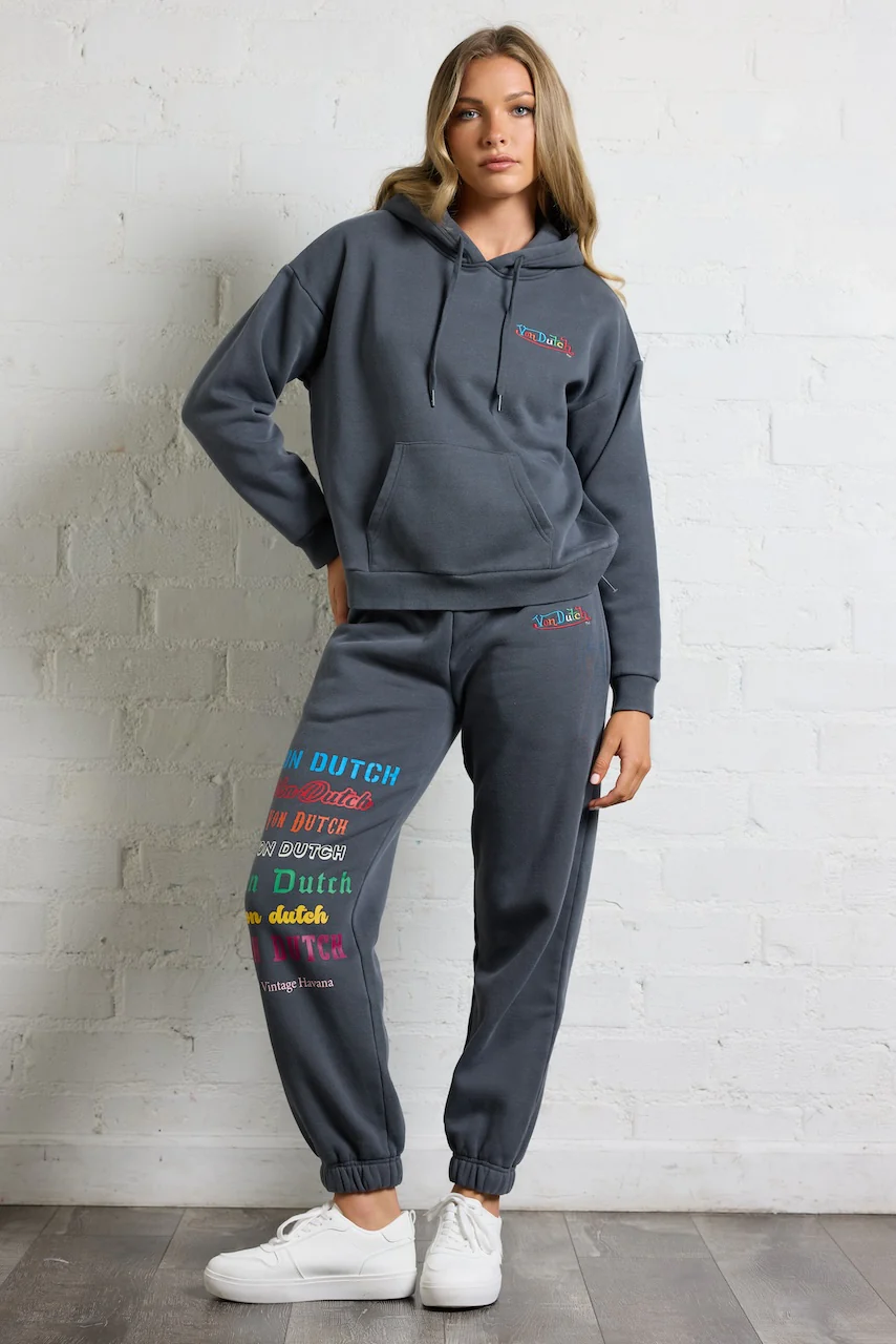 Von Dutch Hoodie with Multi Print - Image 4