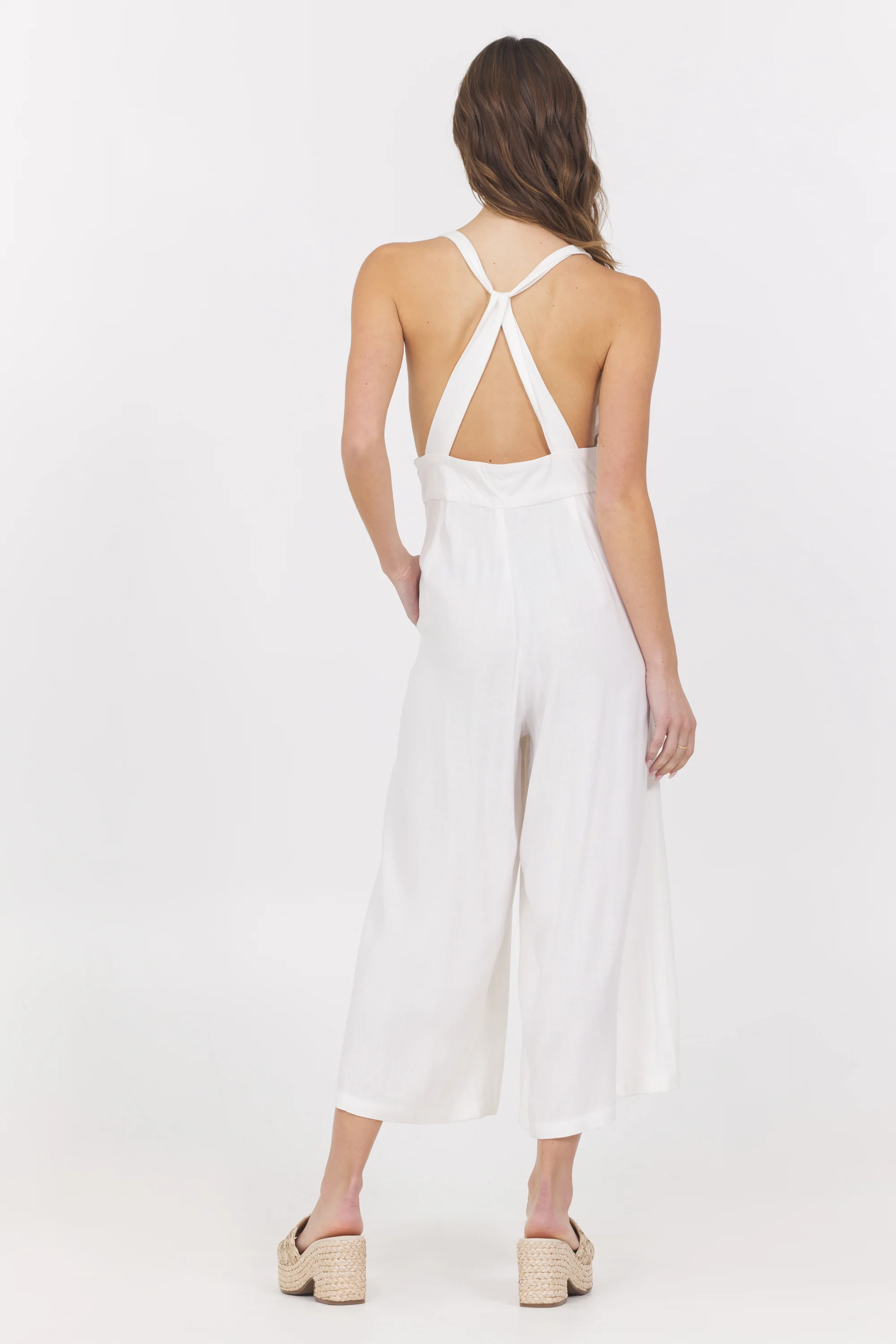 Linen Blend Jumpsuit - Image 4