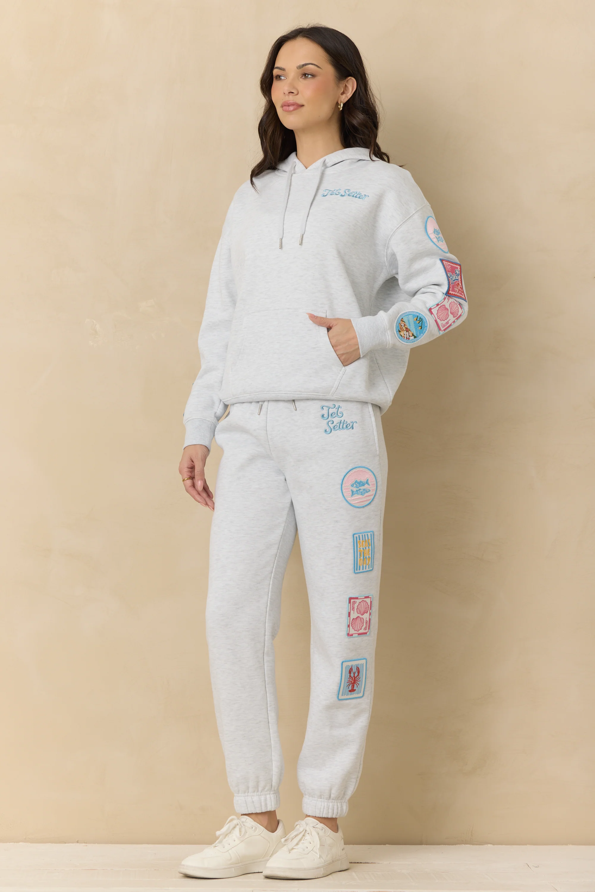 Ultra Fleece Joggers with Patches & Embroidery - Image 5