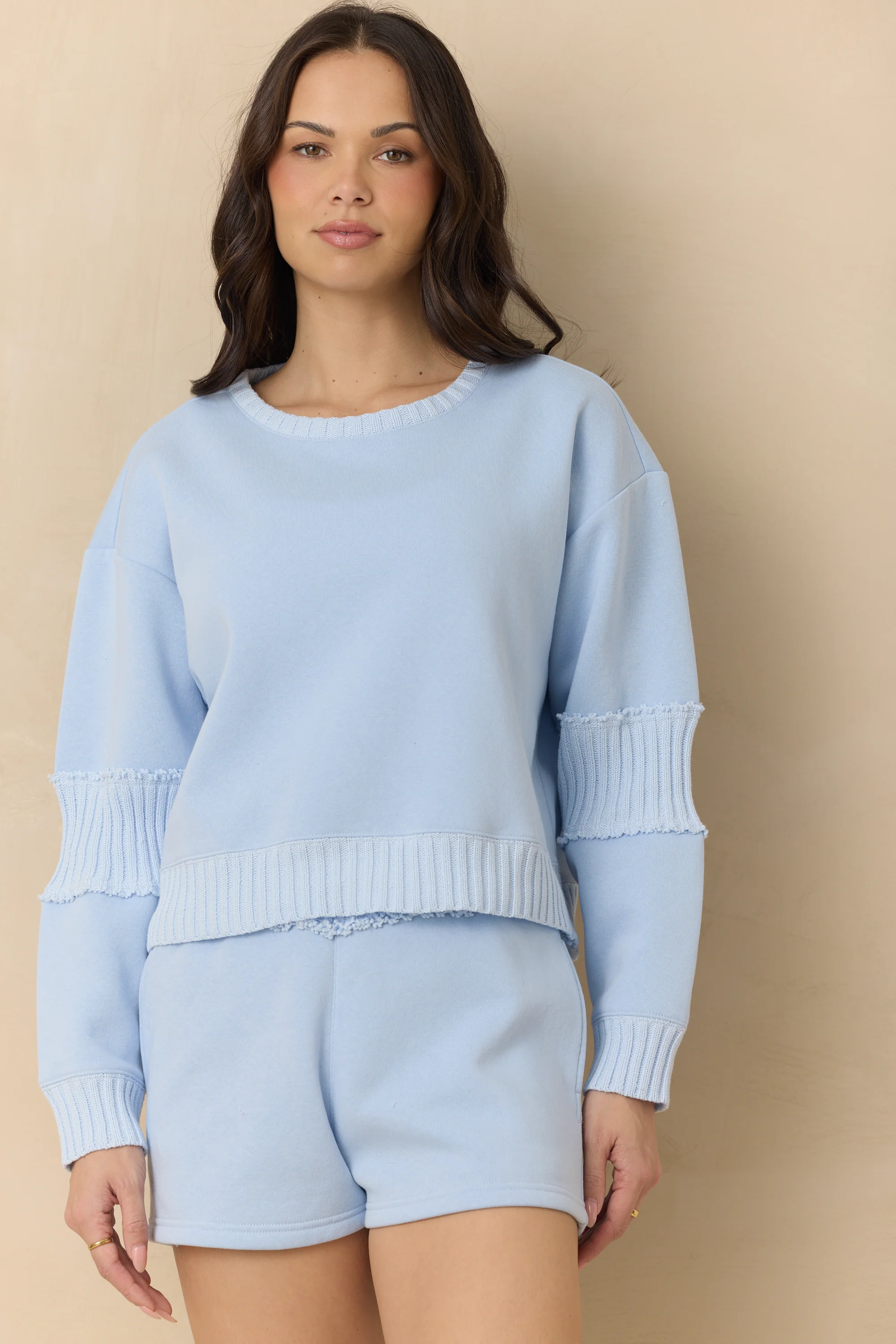 Vintage Fleece Crew with Rib - Image 5